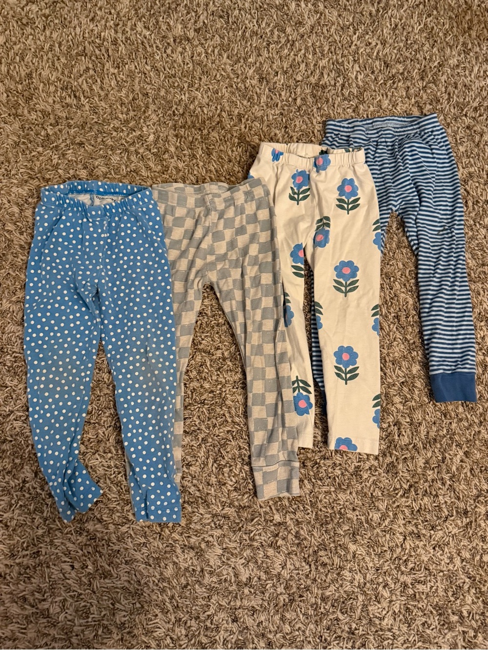Lot of 3T Toddler Girls “Blue-themed” Leggings